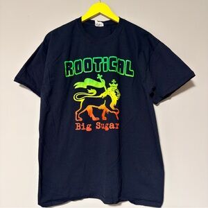 Big Sugar Band Graphic T Shirt Sz Large